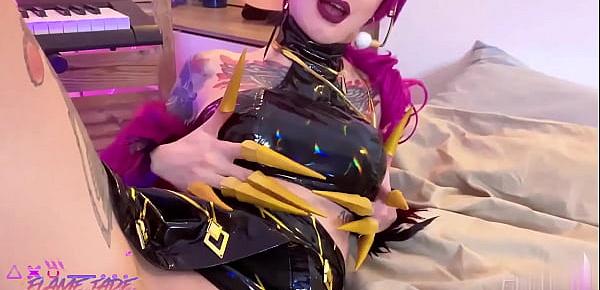  Evelynn KDA Blowjob and Hard Anal Sex after Masturbation - Cosplay League of Legends